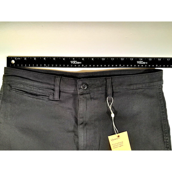 Quince Organic Stretch Cotton Twill Wide-Leg Crop Pant Black Size 32 NWT - Picture 10 of 13
